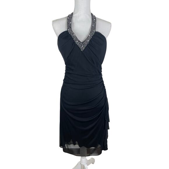 Blondie Nites by Linda Bernell Juniors Dress Sz 11 Y2K Prom Cocktail NYE HOCO - Picture 1 of 6